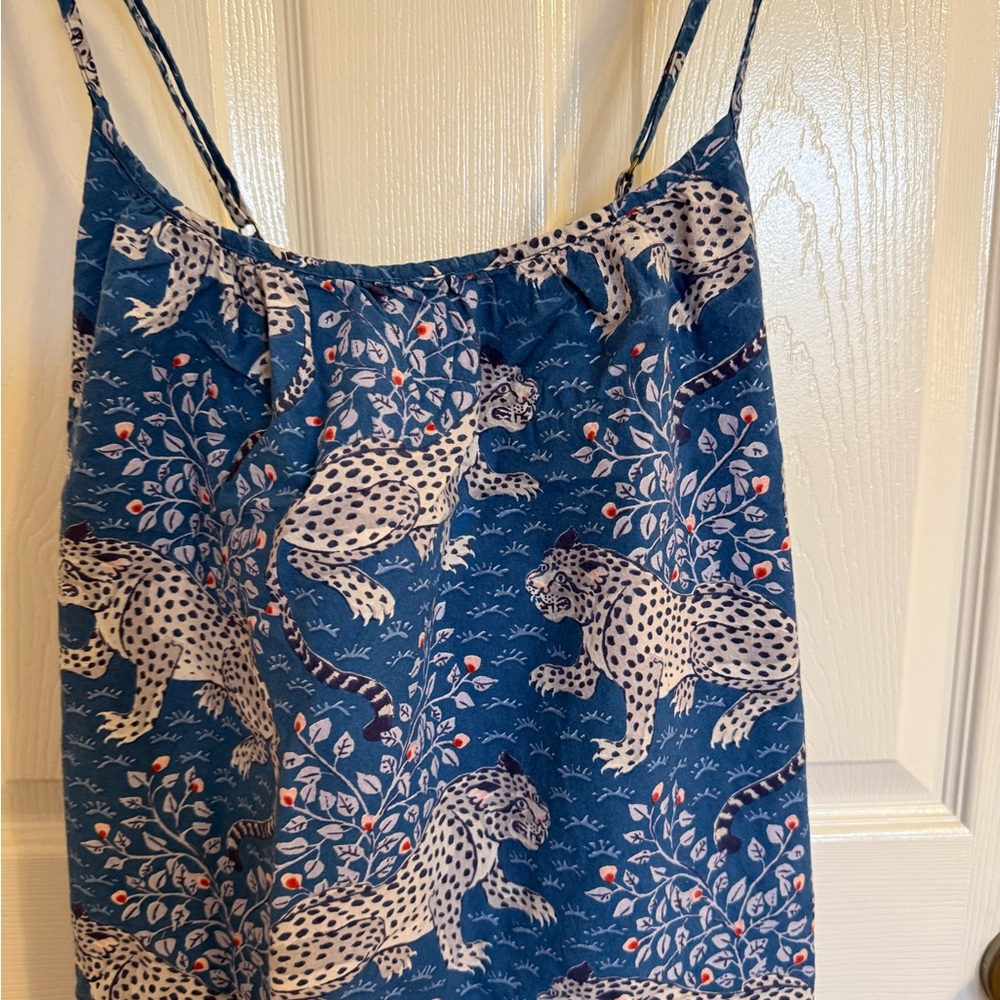 Printfresh Blue And White Leopard Pattern Cotton … - image 3